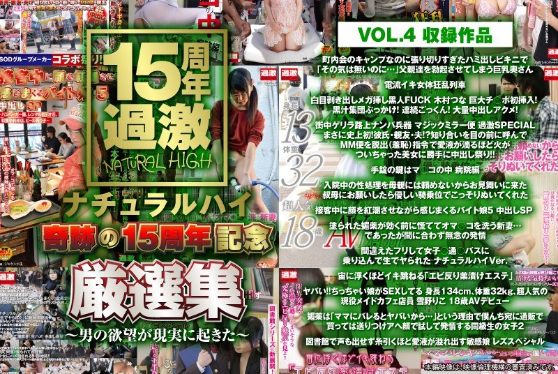 NHDTA-597 ナチュラルハイ奇跡の15周年記念 厳選集VOL.4～男の欲望が現実に起きた～